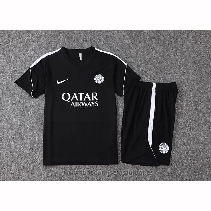 Chandal del Paris Saint-Germain Manga Corta 2026-2027 Negro - Pantalon Corto
